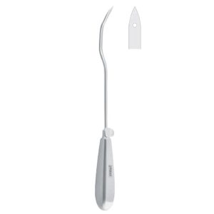 Awl zygomatic arch Rowe with finger-rest 250mm