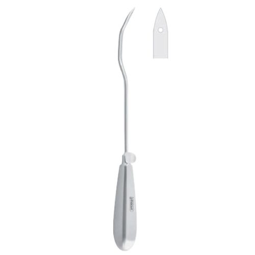 Awl zygomatic arch Rowe with finger-rest 250mm