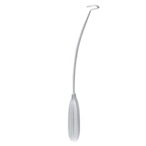 Raspatory rib Obwegeser curved shank right 300mm