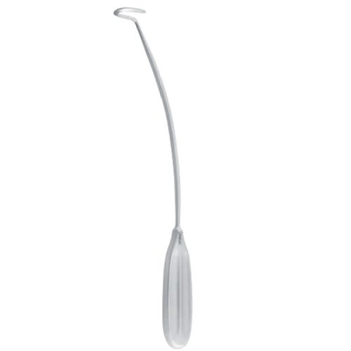 Raspatory rib Obwegeser curved shank left 300mm