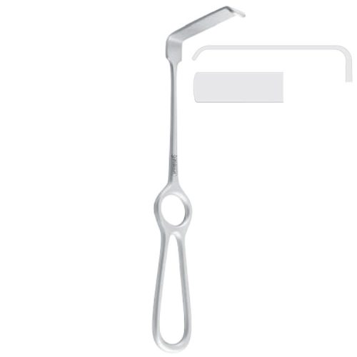 Obwegeser Hak do tkanek miękkich płaski zag.w dół 42x11mm/220mm