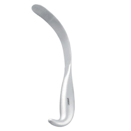 Depressor tongue Tessier curved 27mm, 205mm