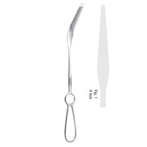 Retractor ramus medial Burton 4mm, 300mm