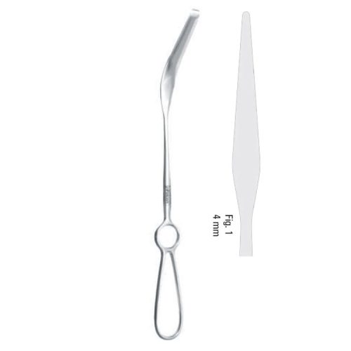 Retractor ramus medial Burton 4mm, 300mm