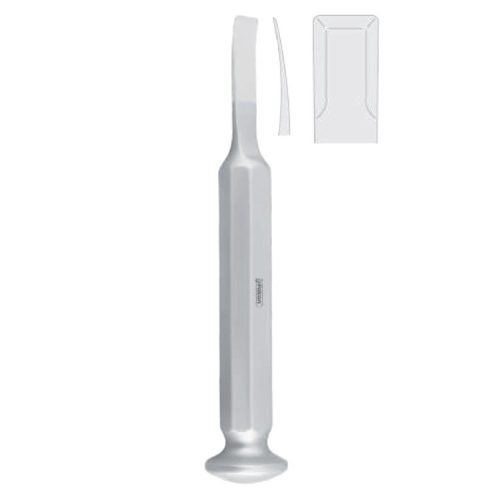 Osteotome bone graft Tessier curved 10mm, 160mm
