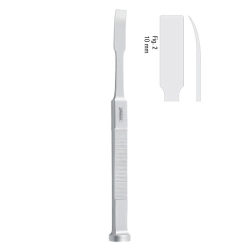 Tessier Osteotom gałązkowy mocno zagięty 10mm/180mm fig.2