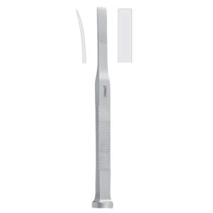 Tessier Osteotom zagięty, płaski uchwyt 5mm/165mm