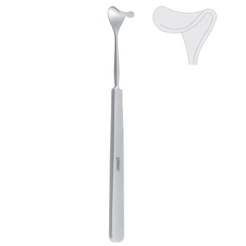 Retractor orbital/eye lid Tessier 20mm, 150mm