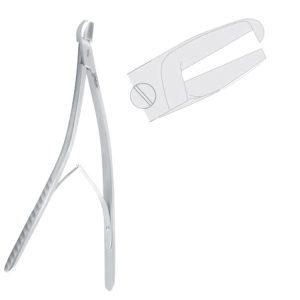 Shear rib cutting Tessier adult curved handles 280mm
