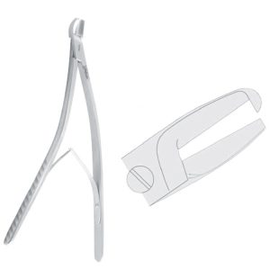 Shear rib cutting Tessier child curved handles 280mm