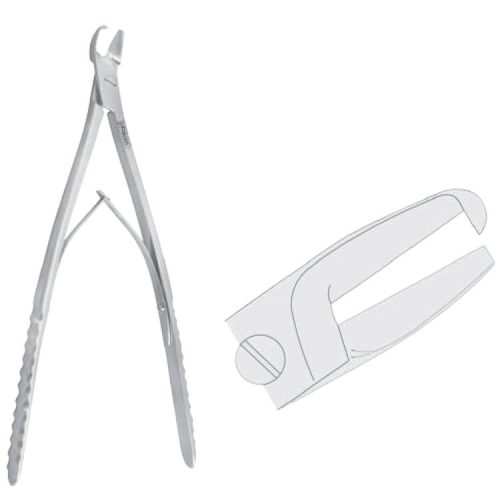 Shear rib cutting Tessier adult straight handles 280mm