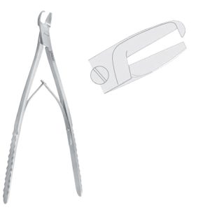Shear rib cutting Tessier child straight handles 280mm
