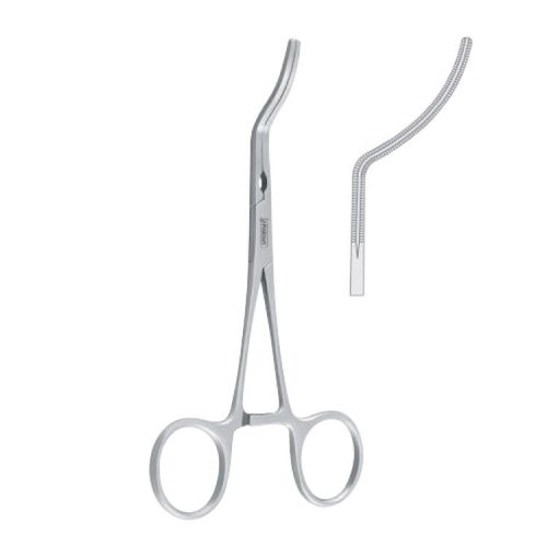 Forceps TMJ disc/bi-laminar zone Dolwick-Reich atraumatic 125mm