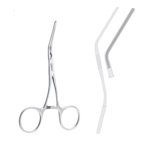 Forceps TMJ disc/bi-laminar zone Falcon atraumatic 90° 145mm