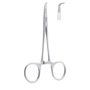Forceps TMJ hemostatic Falcon 90° 120mm