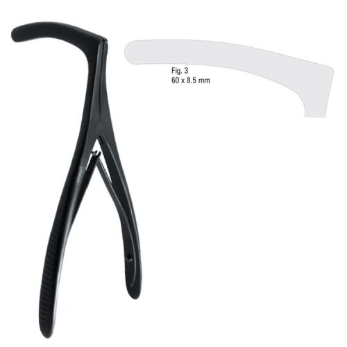 Specula/dilator nasal Tessier fig.3, 170mm black