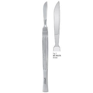 Skalpel ze stali nierdzewnej, ostrze 50mm fig.7