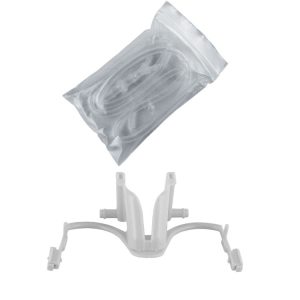 Tongue guard with position block 2 pieces of silicone tube and Y - pipe, DS.424.040