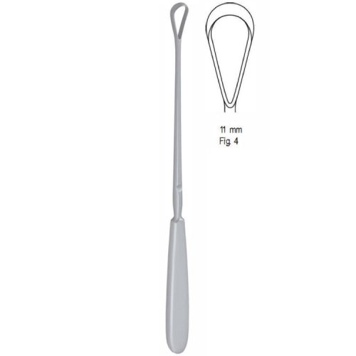 Skrobaczka maciczna Sims tępa-giętka 11mm 255mm fig.4