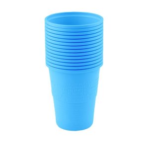 Jednorazowe kubki plastikowe jasnoniebieskie 180ml (Opak. 100 szt)