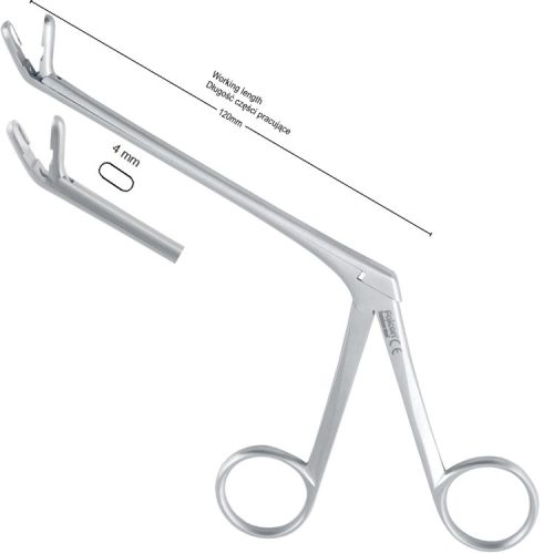 Odgryzacz do laminektomii Spurling cięcie w górę 45°, 4x10mm/120mm