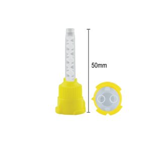 DENTALINE Końcówki do mieszania proporcja 1:1, małe żółte (50 szt.)