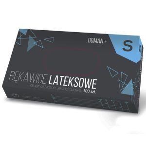 Rękawiczki lateksowe pudrowane roz.S (100 szt.)