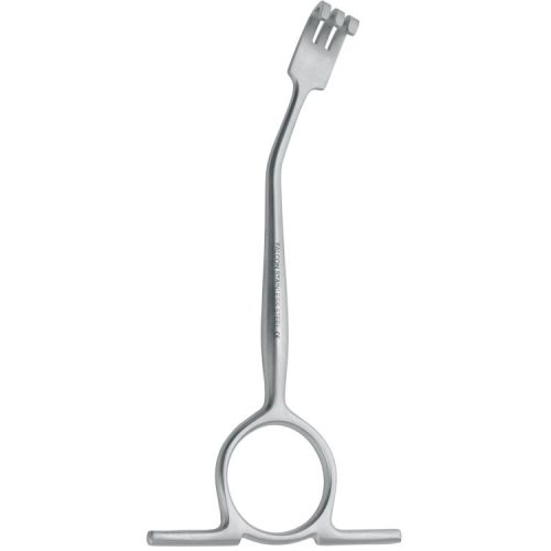 Hak Williger 3-zębny tępy prawy 130mm