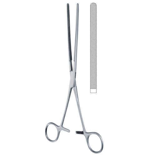 Kleszczyki zaciskowe jelitowe Doyen proste 240mm