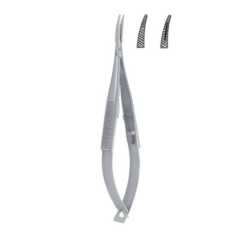 Igłotrzymacz mikro Paton zagięty 110mm