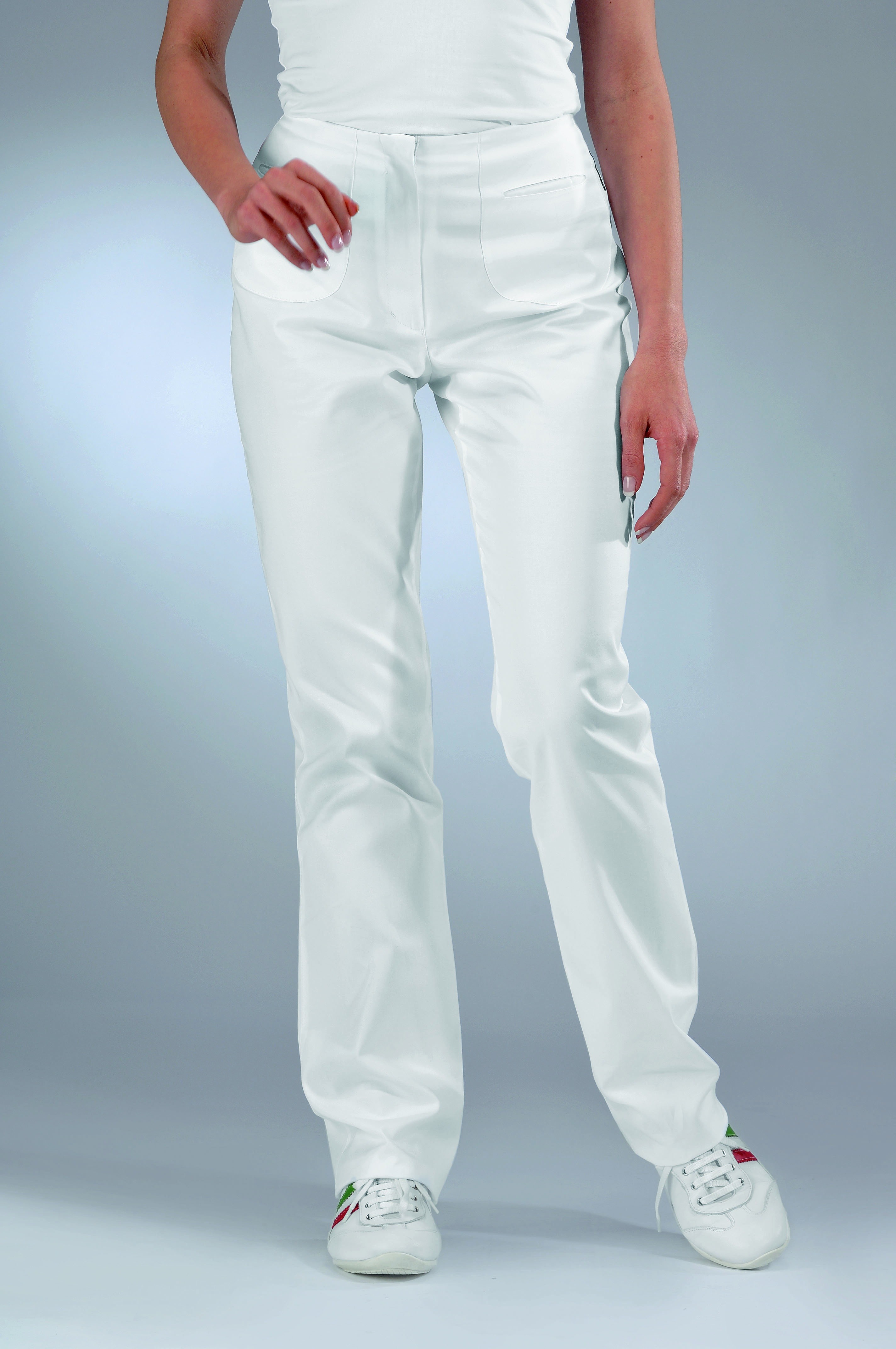 Lima, spodnie damskie,Lev,białe XS