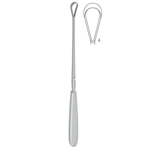 Skrobaczka maciczna Sims ostra-sztywna 11mm/280mm fig.4