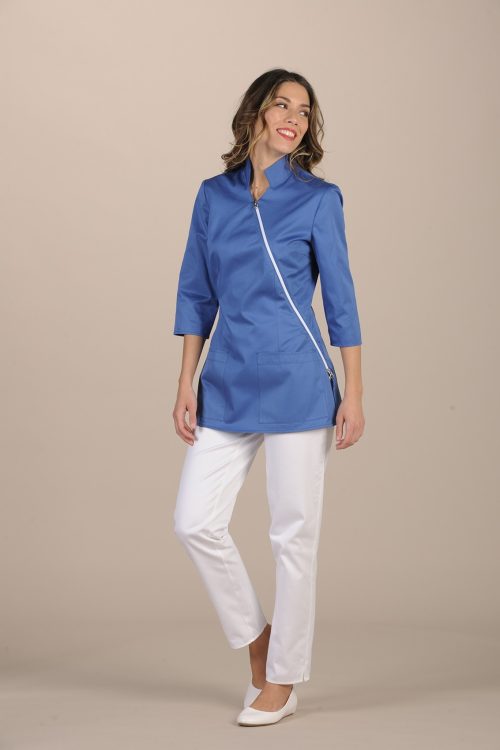 Nuraxi, bluza damska M3/4 Lev,sugar blue M