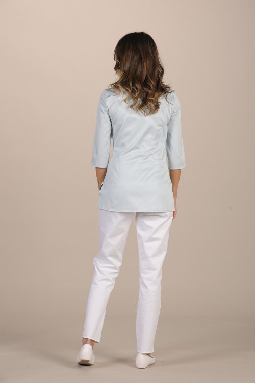 Nuraxi, bluza damska M3/4 Lev,szara M
