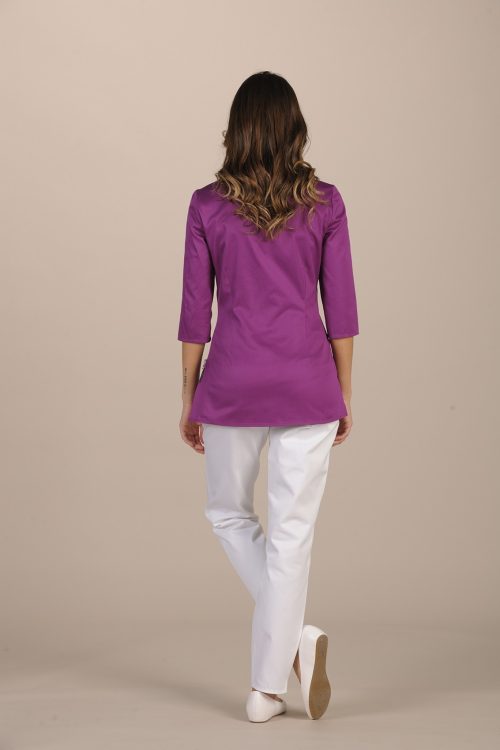 Nuraxi, bluza damska M3/4 Lev,fioletowa M