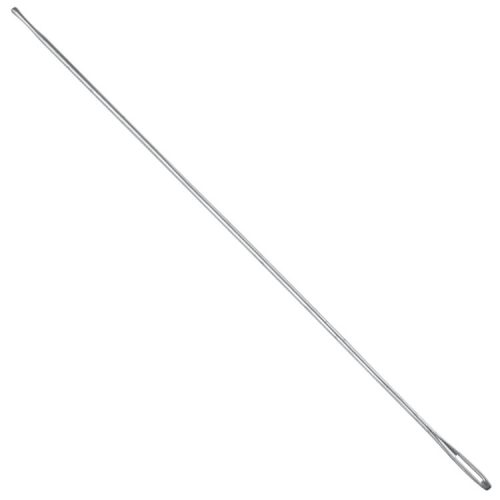 Zgłębnik główkowy z oczkiem, posrebrzany 230mm
