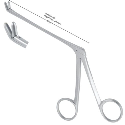 Odgryzacz St.Bart do przegrody nosa, podgięty do góry 3mm/trzonek 120mm