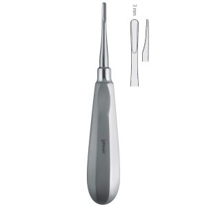 Dźwignia - luksator prosta 3mm