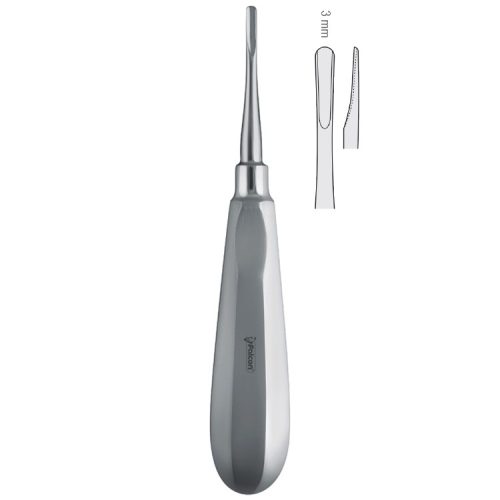 Dźwignia - luksator prosta 3mm